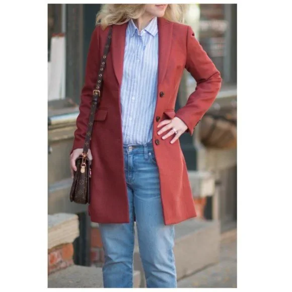 NWOT. J.Crew 100% wool topcoat
